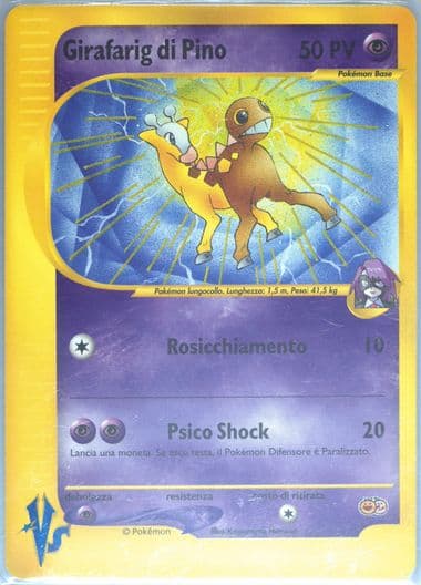 Will's Girafarig Italian 2001-2002 Pokemon Tropical Mega Battle
