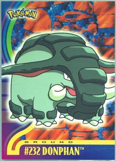 Donphan (232) 2001 Topps Pokemon Johto Series 1