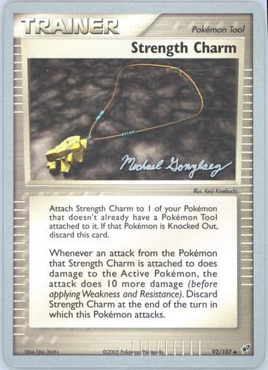 Strength Charm King of the West (92) 2005 Pokemon World Championships Promo