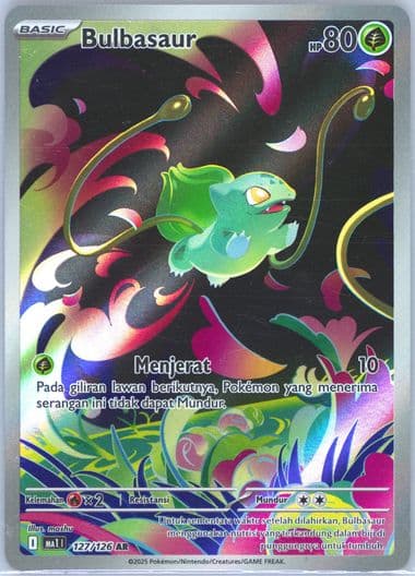 Bulbasaur Art Rare (127) 2025 Pokemon Indonesian MA1 I-Mega Evolution