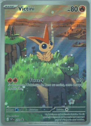 Victini Unova Victini Illustration Collection (208) 2025 Pokemon French Svp FR-SV Black Star Promo