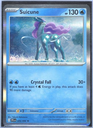 Suicune (026) 2025 Pokemon Pfl EN-Phantasmal Flames
