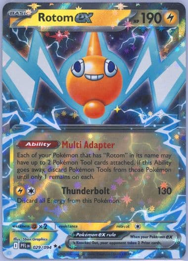 Rotom EX (029) 2025 Pokemon Pfl EN-Phantasmal Flames