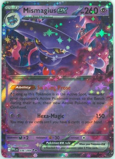 Mismagius EX (036) 2025 Pokemon Pfl EN-Phantasmal Flames