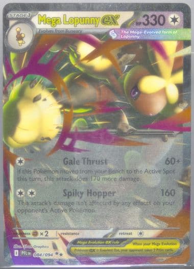 Mega Lopunny EX (084) 2025 Pokemon Pfl EN-Phantasmal Flames