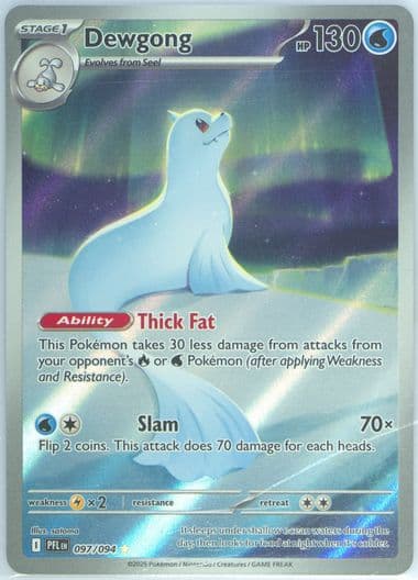 Dewgong Illustration Rare (097) 2025 Pokemon Pfl EN-Phantasmal Flames