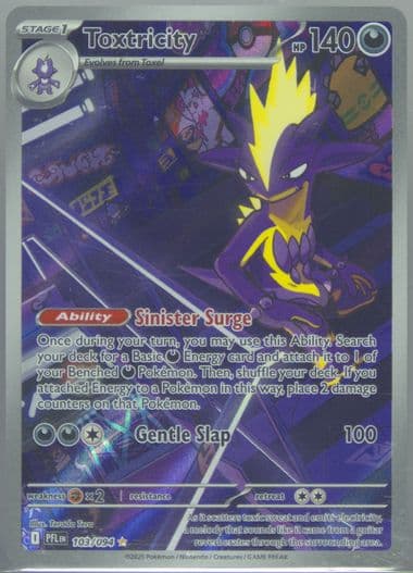 Toxtricity Illustration Rare (103) 2025 Pokemon Pfl EN-Phantasmal Flames