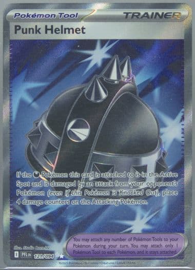 Punk Helmet Ultra Rare (121) 2025 Pokemon Pfl EN-Phantasmal Flames