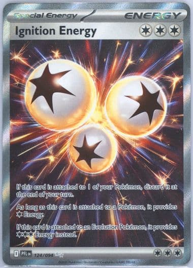 Ignition Energy Ultra Rare (124) 2025 Pokemon Pfl EN-Phantasmal Flames