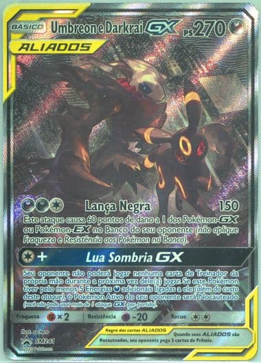 Umbreon E Darkrai GX Tag Team Powers Collection-Portuguese (SM241) 2020 Pokemon SM Black Star Promo