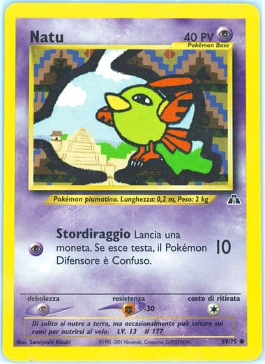 Natu Italian (59) 2001 Pokemon Neo Discovery