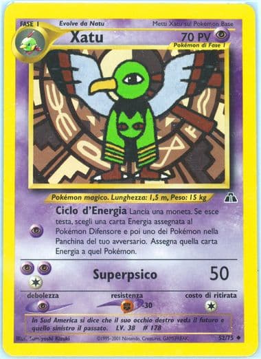 Xatu Italian (52) 2001 Pokemon Neo Discovery