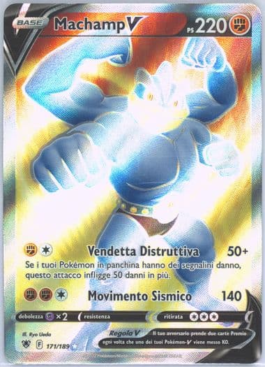 Full Art/Machamp V Italian (171) 2022 Pokemon Sword & Shield Astral Radiance