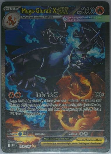 Mega Charizard X EX Special Illustration Rare (125) 2025 Pokemon German Pfl de-Phantasmal Flames