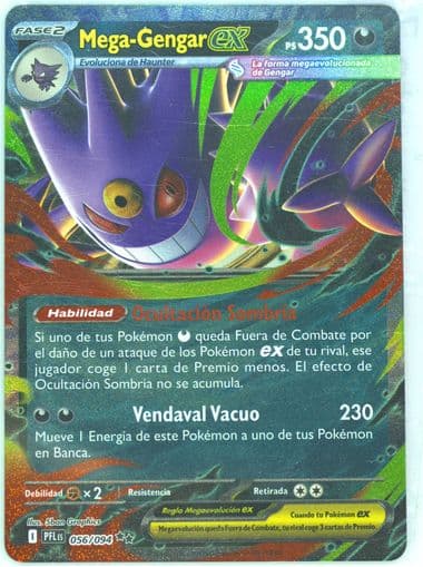 Mega Gengar EX (056) 2025 Pokemon Spanish Pfl ES-Phantasmal Flames