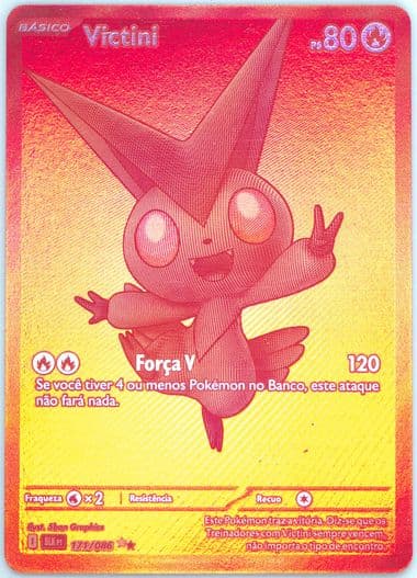 Victini Black White Rare (171) 2025 Pokemon Portuguese Blk PT-Black Bolt