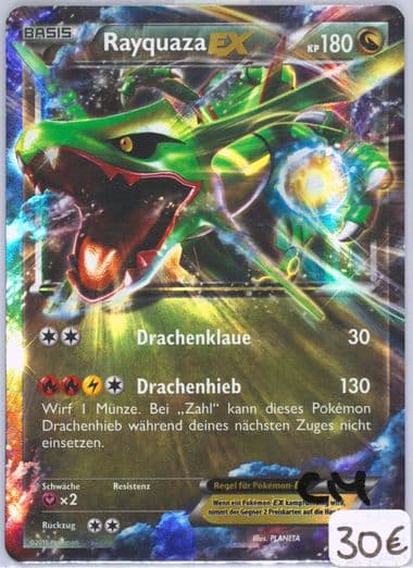 Rayquaza EX Powers Beyond Tin-German (XY73) 2015 Pokemon XY Black Star Promos