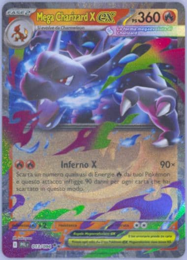 Mega Charizard X EX (013) 2025 Pokemon Italian Pfl It-Phantasmal Flames
