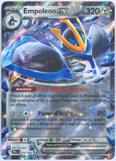 Empoleon EX (070) 2025 Pokemon Italian Pfl It-Phantasmal Flames
