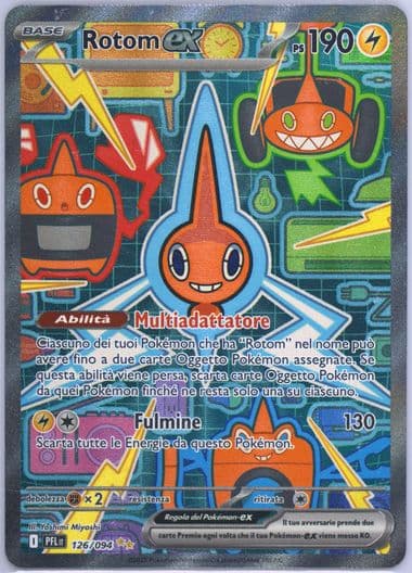 Rotom EX Special Illustration Rare (126) 2025 Pokemon Italian Pfl It-Phantasmal Flames
