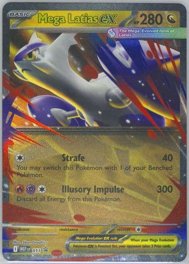 Mega Latias EX Mega Latias EX Box (011) 2025 Pokemon Spanish Mep ES-Me Black Star Promo