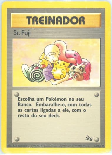 Sr. Fuji (58) 2000 Pokemon Portuguese Fossil