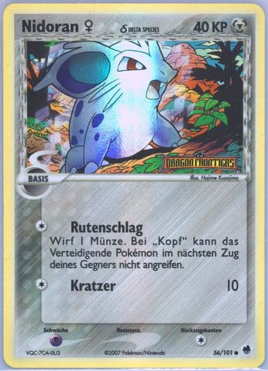 Nidoran-Reverse Foil German (56) 2006 Pokemon EX Dragon Frontiers