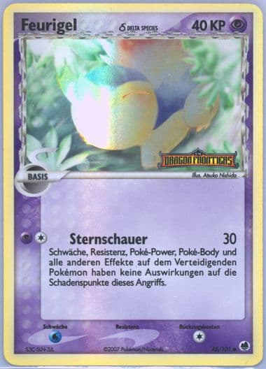 Feurigel-Reverse Foil German (45) 2006 Pokemon EX Dragon Frontiers