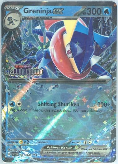 Greninja EX Greninja EX & Kingdra EX Special Collection (041) 2025 Pokemon Scr EN-Stellar Crown