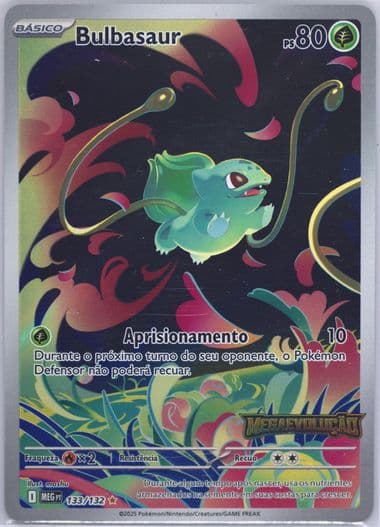 Bulbasaur Enhanced Booster Box Topper (133) 2025 Pokemon Portuguese Meg PT-Mega Evolution