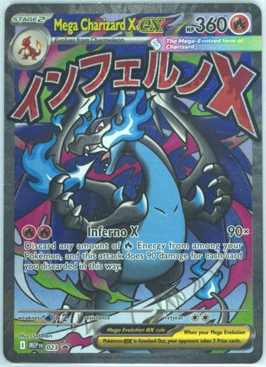 Mega Charizard X EX Mega Charizard X EX Ultra-Premium Collection (023) 2025 Pokemon Mep EN-Me Black Star Promo