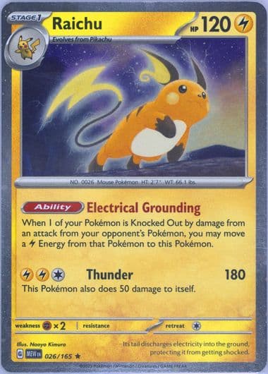 Raichu 4-Pack Mini Tin Bundle (026) 2025 Pokemon Promo