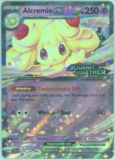 Alcremie EX Mimikyu EX & Alcremie EX Premium Collection (075) 2025 Pokemon Jtg EN-Journey Together