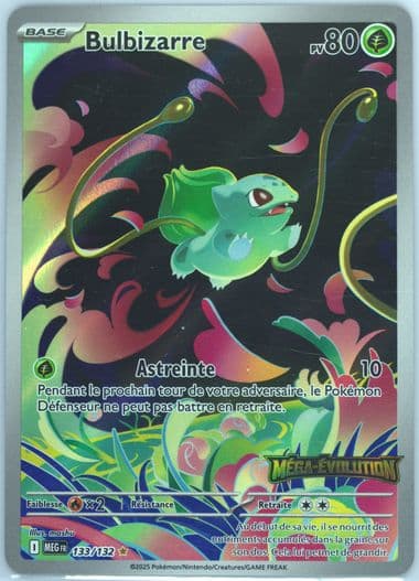 Bulbasaur Enhanced Booster Box Topper (133) 2025 Pokemon French Meg FR-Mega Evolution