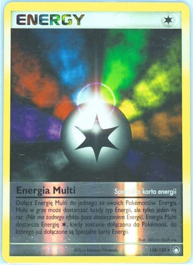 Multi Energy-Reverse Foil (118) 2012 Pokemon Polish Diamond & Pearl Mysterious Treasures