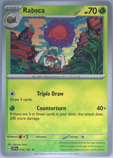 Rabsca Surging Sparks Build & Battle Box (014) 2024 Pokemon Ssp EN-Surging Sparks