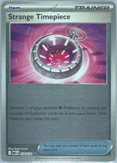 Strange Timepiece Reverse Holo (128) 2025 Pokemon Meg EN-Mega Evolution