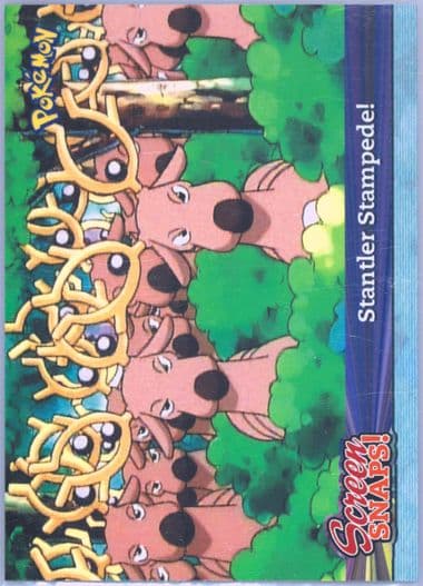 Stantler Stampede! (18) 2001 Topps Pokemon Johto Series 3 Screen Snaps!