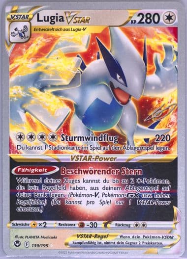 Lugia Vstar German (139) 2024 Pokemon 2023 World Championship Deck: Colorless Lugia