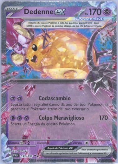 Dedenne EX (093) 2023 Pokemon Italian Pal It-Paldea Evolved