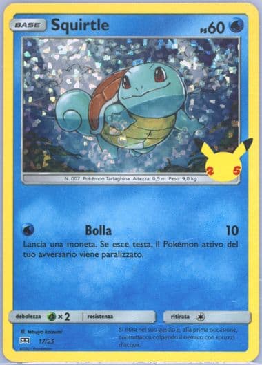 Squirtle-Holo Italian (17) 2021 Pokemon Mcdonald's Collection