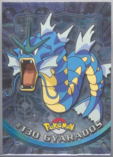 Gyarados Foil-United Kingdom (130) 2000 Topps Pokemon TV Animation Series 3