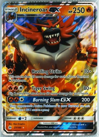 Incineroar GX 2018 Incineroar GX Challenge Box-Jumbo (27) 2017 Pokemon Sun & Moon