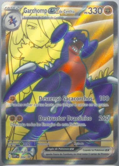 Cynthia's Garchomp EX Cynthia's Garchomp EX Premium Collection (204) 2025 Pokemon Latin American Svp La-SV Black Star Promo