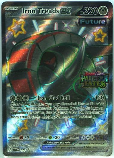 Iron Treads EX Paledean Fates Great Tusk EX & Iron Treads EX Premium Collection (073) 2025 Pokemon Svp EN-SV Black Star Promo