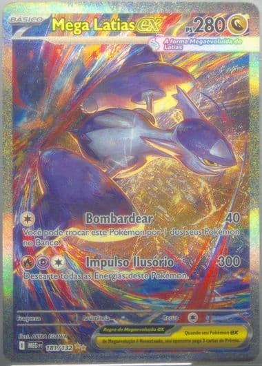 Mega Latias EX Special Illustration Rare (181) 2025 Pokemon Portuguese Meg PT-Mega Evolution