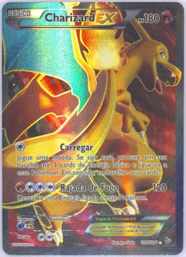 Full Art/Charizard EX Portuguese (100) 2014 Pokemon XY Flashfire
