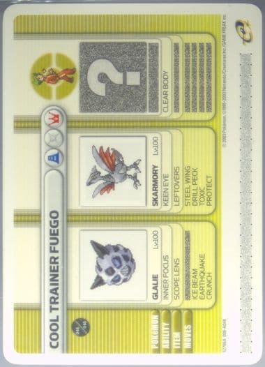 Cool Trainer Fuego Solid Armor (A048) 2003 Pokemon Battle-E Series 1