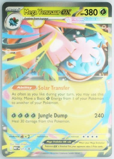 Mega Venusaur EX Mega Venusaur EX Premium Collection-Jumbo (013) 2025 Pokemon Mep EN-Me Black Star Promo