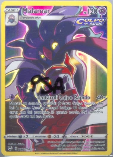 Malamar Italian (TG06) 2022 Pokemon Sword & Shield Silver Tempest